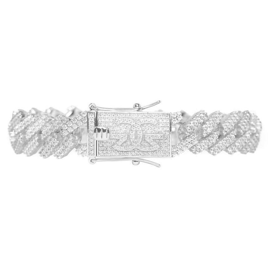 Diamond Cuban Link Bracelet (10mm) | The Gold Gods