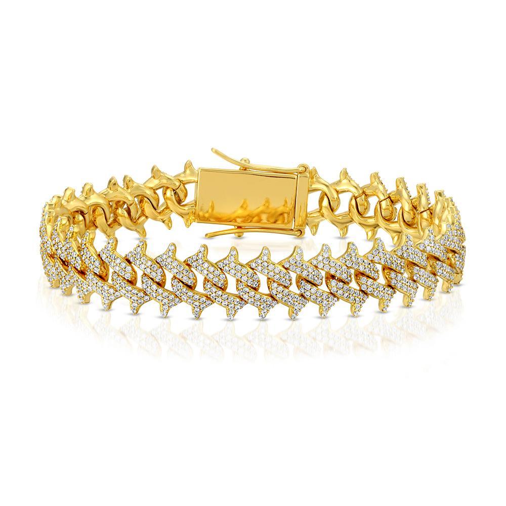 The Gold Gods Diamond Cuban Bracelet