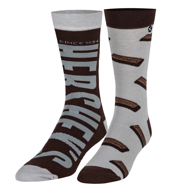 Hershey's bars crew socks by Odd Sox