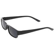 Slim Rectangle Black Shades – image 3