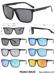 Square Sport Sunglasses W/ Mirror Lens – image 10