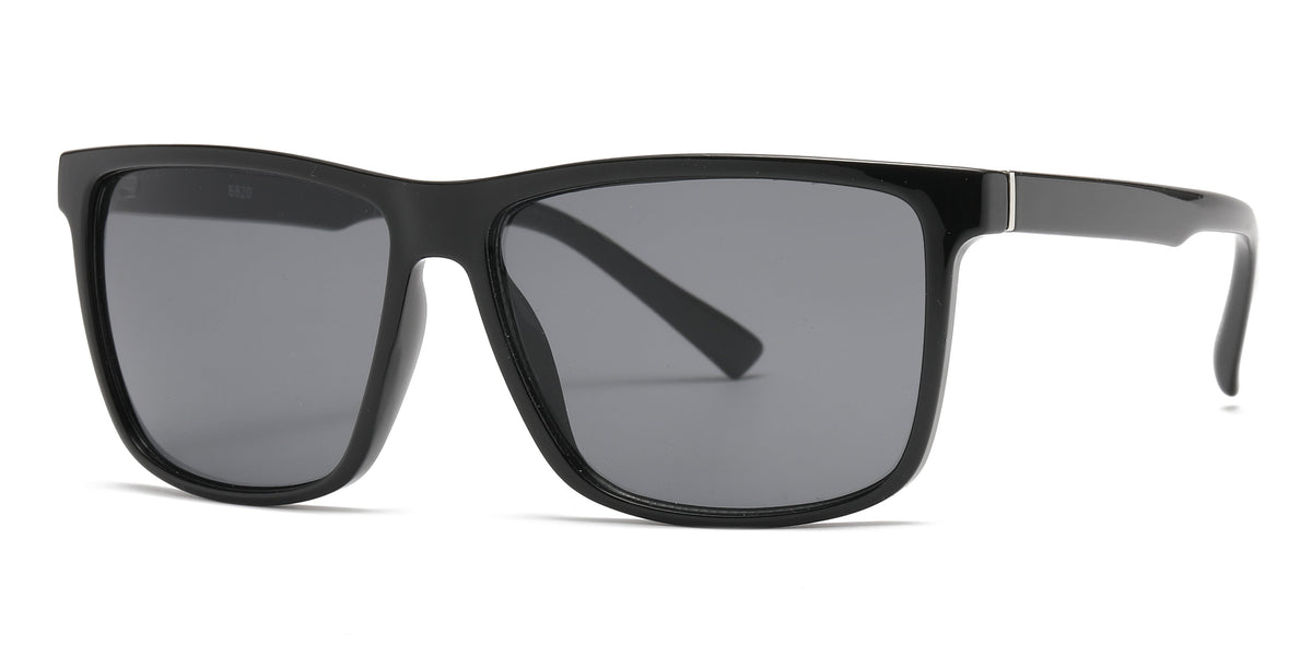 Square Sport Sunglasses W/ Mirror Lens