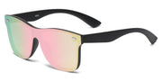 One-Piece Rimless Mirror Lens Sunglasses – image 7