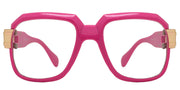 Retro Square Clear Lens Glasses W/ Gold Arms – image 7