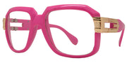 Retro Square Clear Lens Glasses W/ Gold Arms – image 1