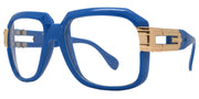 Retro Square Clear Lens Glasses W/ Gold Arms – image 2
