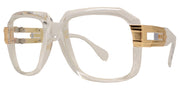 Retro Square Clear Lens Glasses W/ Gold Arms – image 5