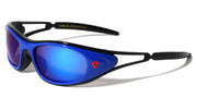 Wraparound Sport Sunglasses W/ Cutout Arms – image 4