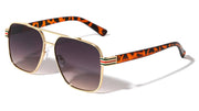 Square Aviators W/ Striped Hinge – image 5