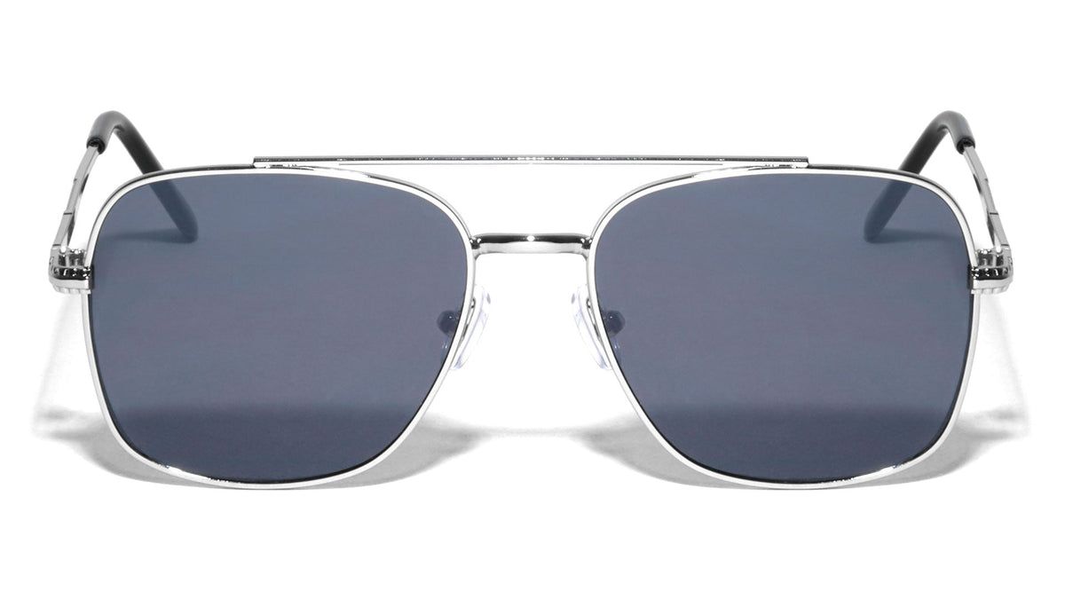 Slim Square Metal Aviators