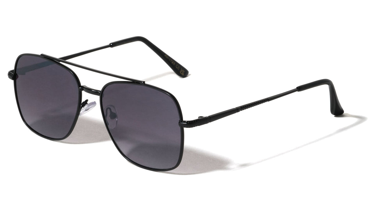 Slim Square Metal Aviators