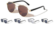 Flat Frame Geometric Aviators – image 2