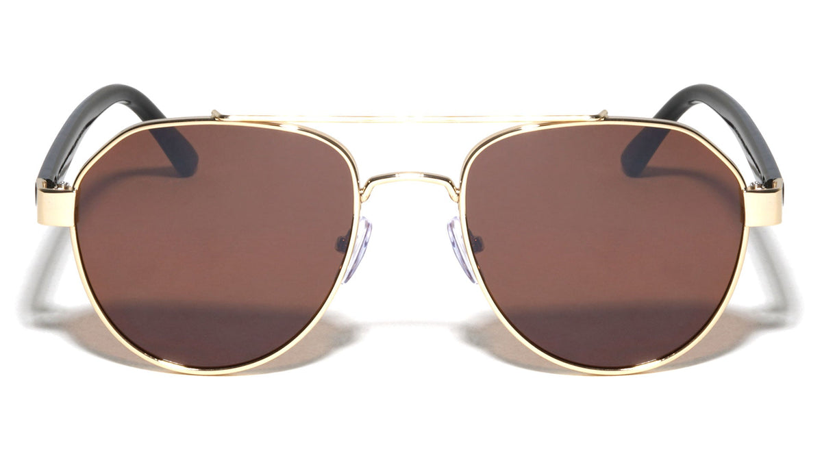 Flat Frame Geometric Aviators