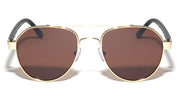 Flat Frame Geometric Aviators – image 1