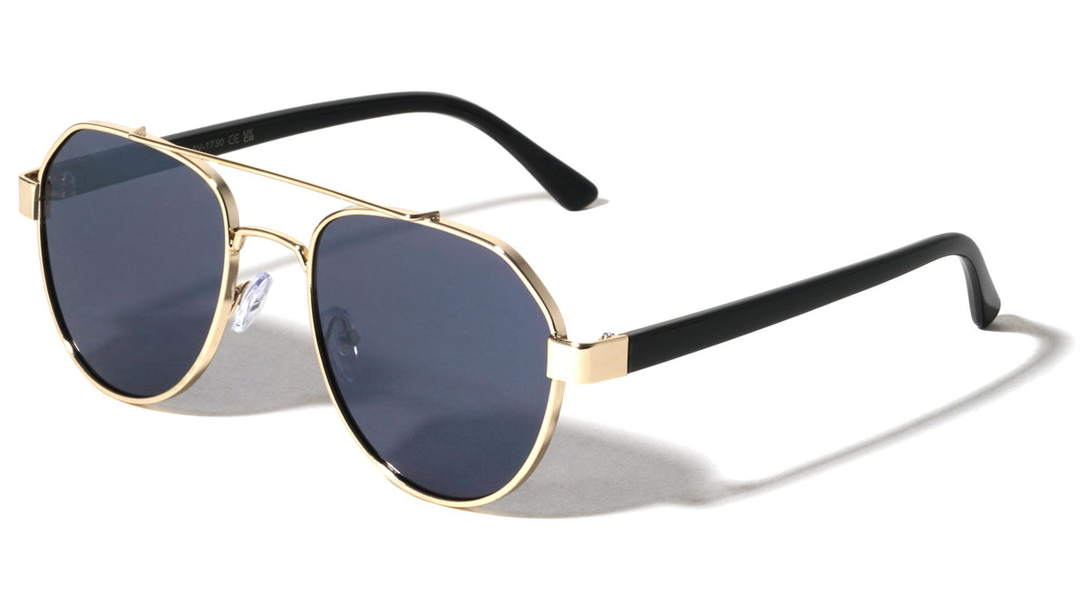 Flat Frame Geometric Aviators