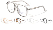 Square Aviator Blue Light Glasses – image 2