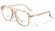 Square Aviator Blue Light Glasses – image 4
