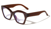 Oversized Geometric Cat Eye Blue Light Glasses – image 5