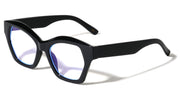 Oversized Geometric Cat Eye Blue Light Glasses – image 7