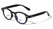 Retro Round Blue Light Glasses W/ Studs – image 6