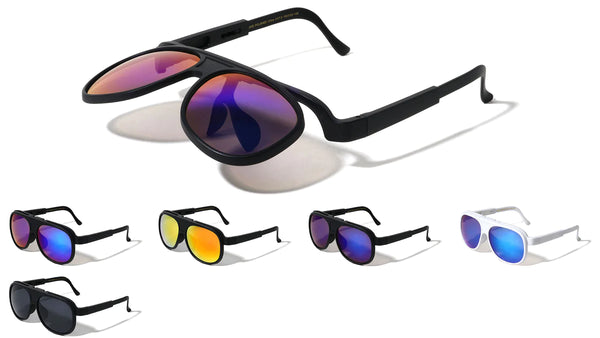 Flip-Up Frame Adjustable Aviators