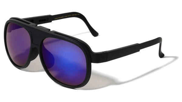 Flip-Up Frame Adjustable Aviators