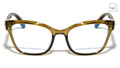 Cat Eye Blue Light Glasses W/ Crystal Frame