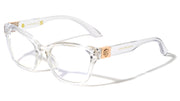 Cat Eye Blue Light Glasses W/ Crystal Frame – image 6