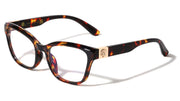 Cat Eye Blue Light Glasses W/ Crystal Frame – image 7