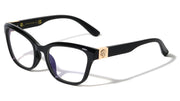 Cat Eye Blue Light Glasses W/ Crystal Frame – image 8