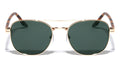 Round Aviators W/ Triangle Temple Tips