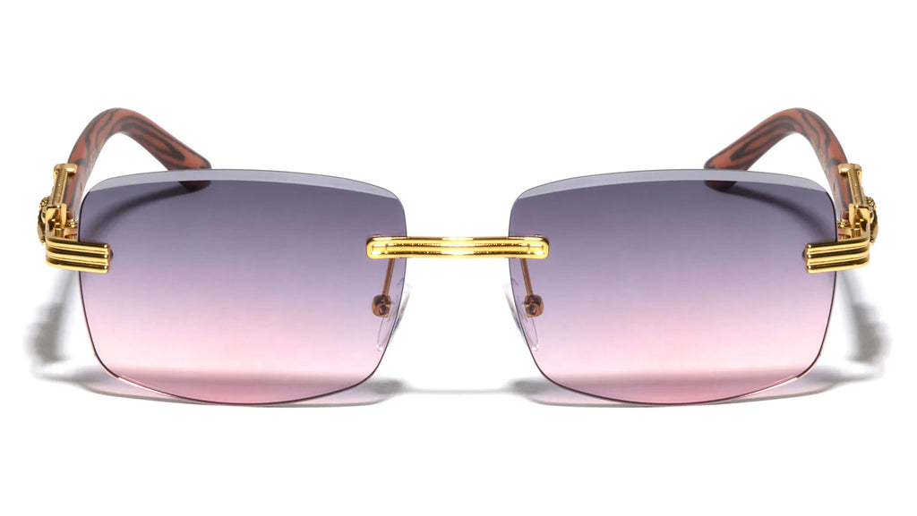 Jaguar rimless glasses shop