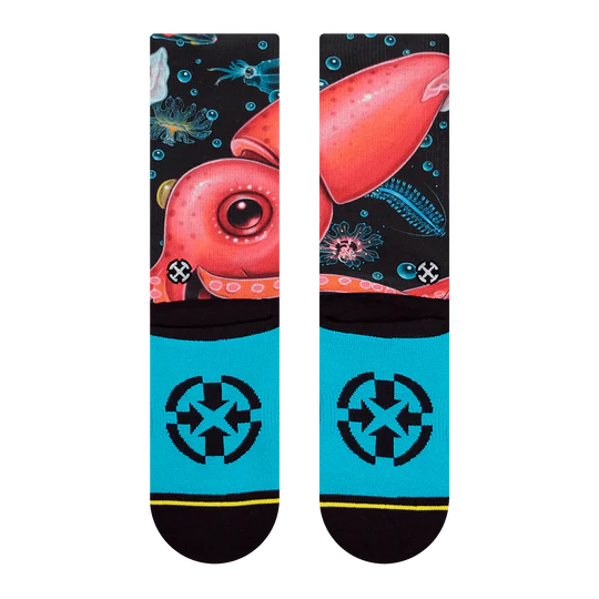 GIANT STRAWBERRY SQUID CREW SOCKS