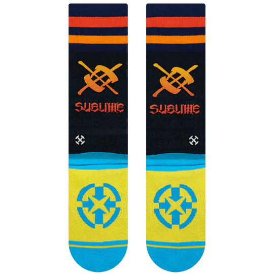 SUBLIME CHAZ COLORFUL TALL SOCK LRG