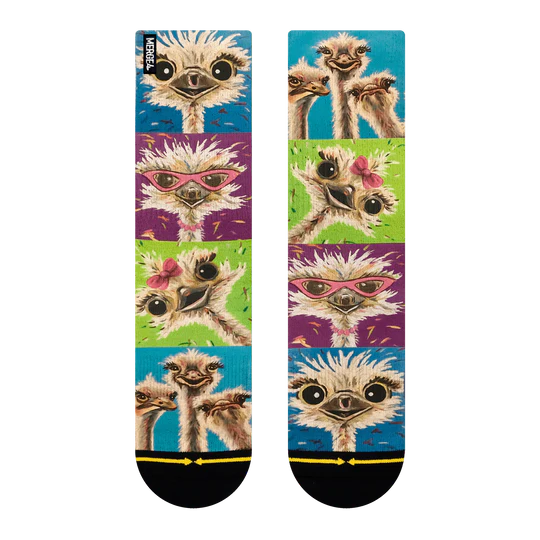 OSTRICH CREW SOCKS