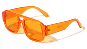 Oversized Crystal Color Square Aviators – image 5