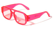 Oversized Crystal Color Square Aviators – image 6