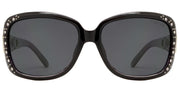 Polarized Square Rhinestone Sunglasses W/ Chain Arms – image 3