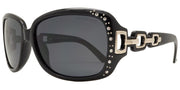 Polarized Square Rhinestone Sunglasses W/ Chain Arms – image 7
