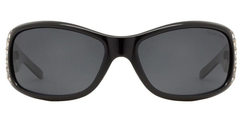 Polarized Rhinestone Wrap Sunglasses – second view