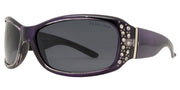 Polarized Rhinestone Wrap Sunglasses – image 5