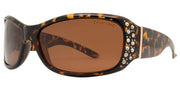 Polarized Rhinestone Wrap Sunglasses – image 7