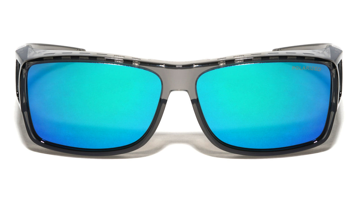 Polarized Fit-Over Sunglasses W/ Mirror Lens