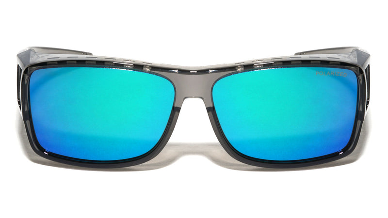 Polarized Fit-Over Sunglasses W/ Mirror Lens