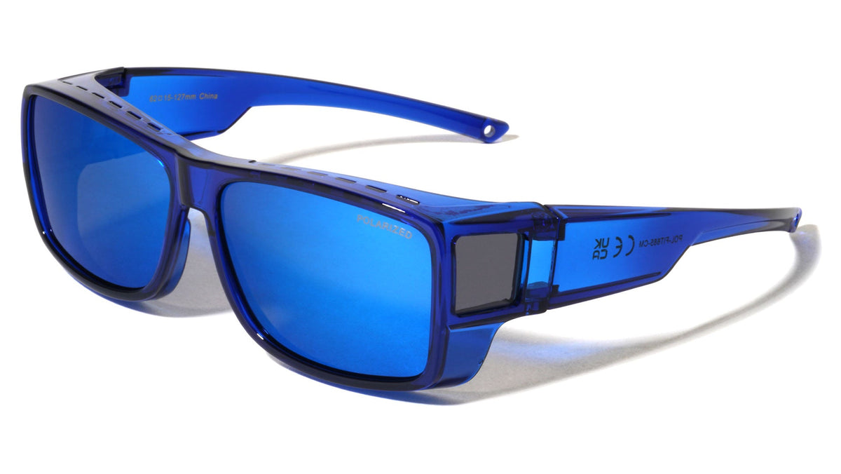 Polarized Fit-Over Sunglasses W/ Mirror Lens