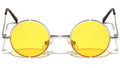 Round Metal Sunglasses W/ Color Lens