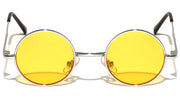 Round Metal Sunglasses W/ Color Lens – image 1