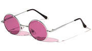 Round Metal Sunglasses W/ Color Lens – image 4