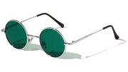 Round Metal Sunglasses W/ Color Lens – image 5