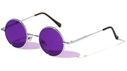 Round Metal Sunglasses W/ Color Lens – image 7